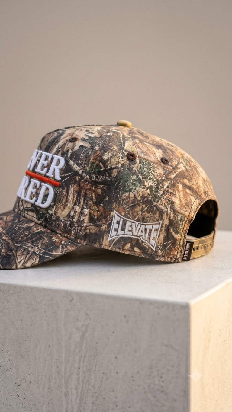 Never Tired Camo Hat