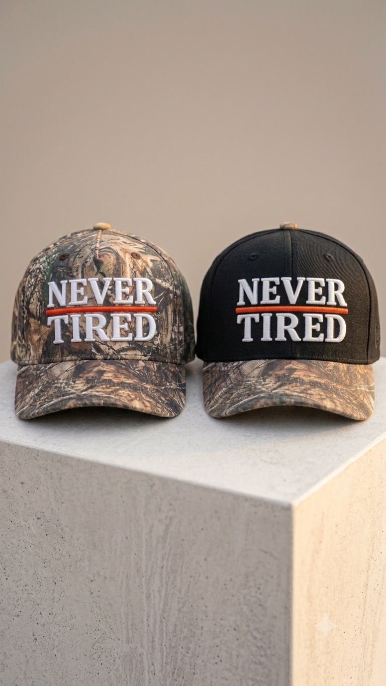 Never Tired Camo Hat